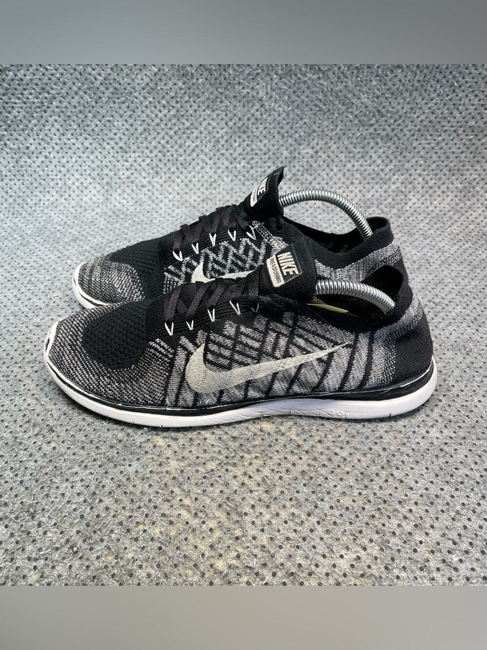 Nike Free 4 Flyknit Black Running Shoes Size 9.5 Men’s
